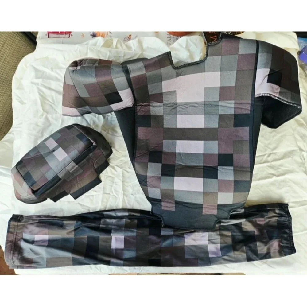 Minecraft Netherite Armor costume bundle with sword